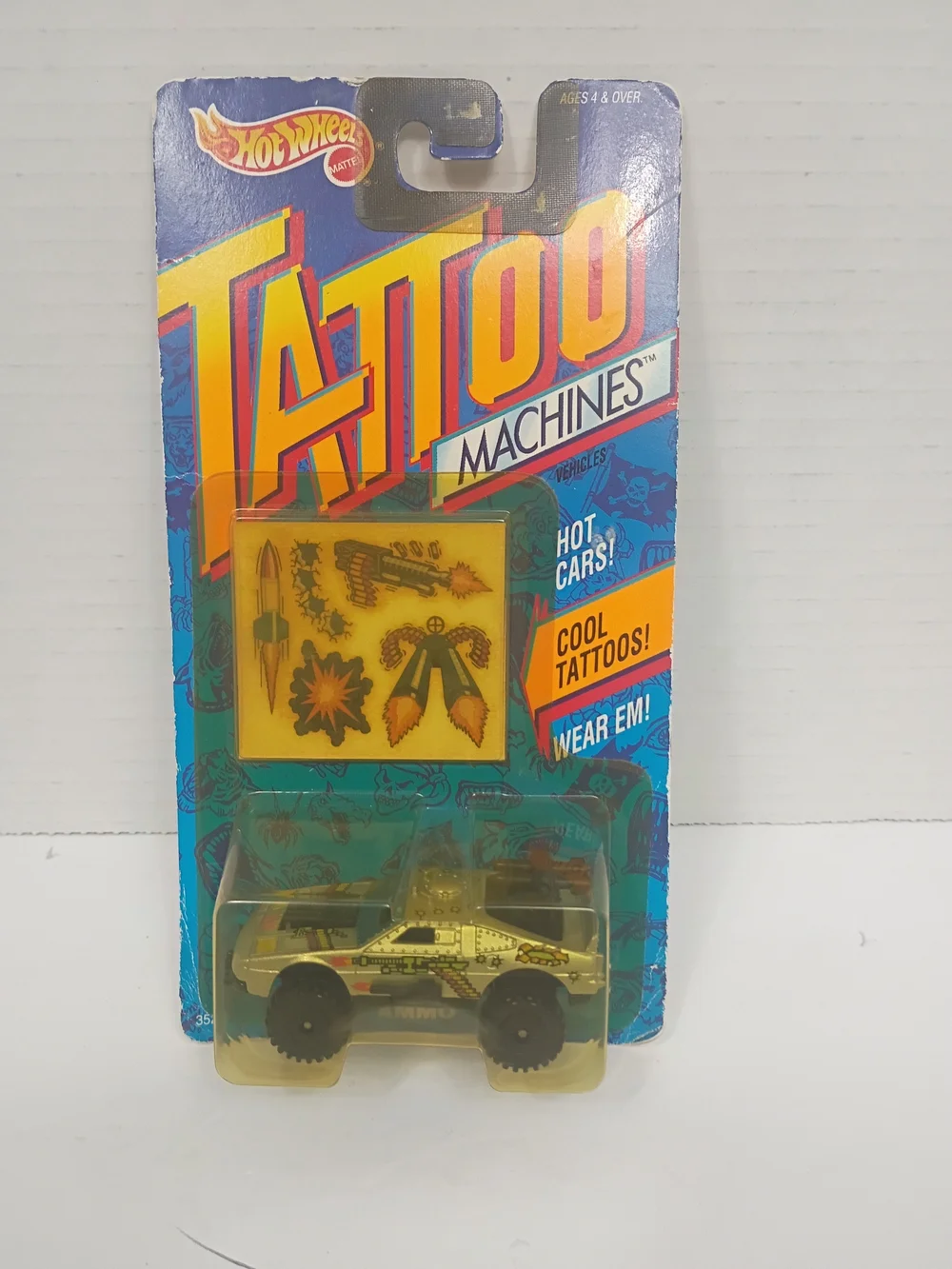 1993 Hot Wheels Tattoo Machines Ammo Sting Rod